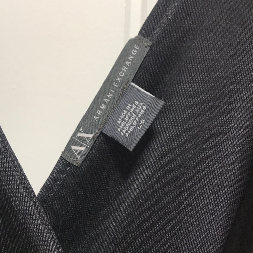 Armani Exchange black dress